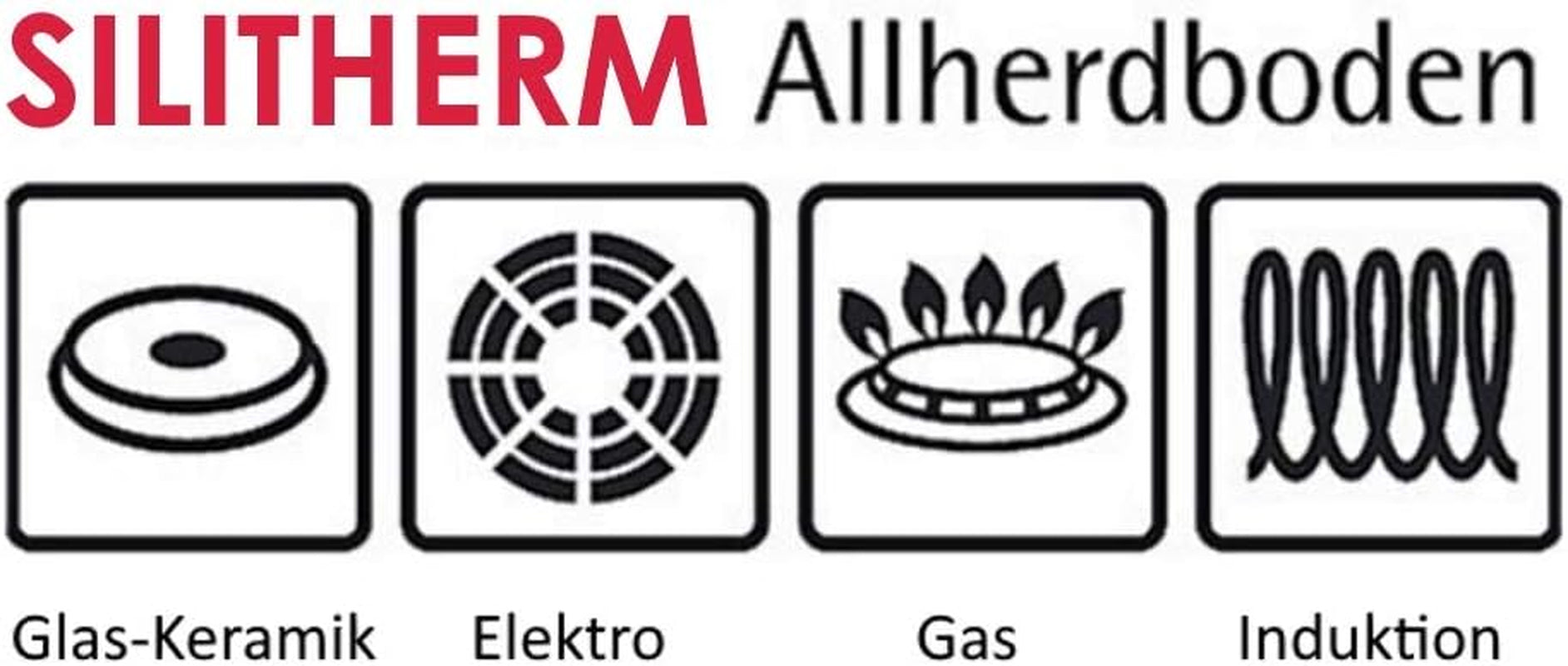 Indukcyjna patelnia Silit Calabria, uchwyt ze stali nierdzewnej, żaroodporne garnki i patelnie Naty Shop