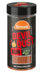 Ostmann Gewürze - Diabelski pył | BBQ Rub Gewürzzubereitung | Scharfe Trockenmarinade für Grillfleisch | 140 g na sitku