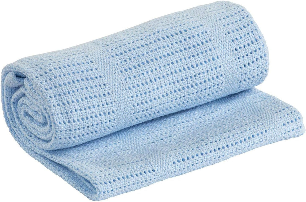 Pościel rodzinna Różowy koc komórkowy na łóżko podwójne, bawełna, dwustronna duża narzuta, lekki, termiczny, miękki, tradycyjny koc komórkowy, kołdry i kołdry 230 x 230 cm Naty Shop Niebieskie łóżko podwójne (230X230 cm)