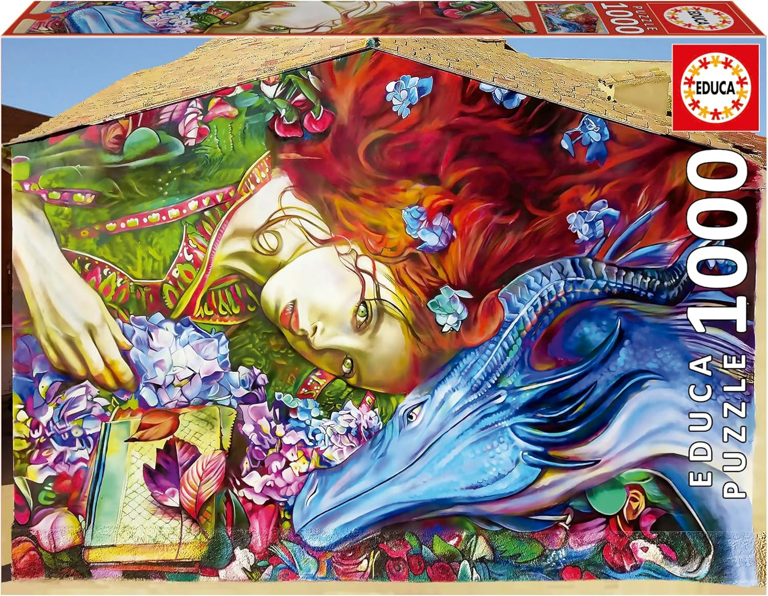 Educa - Puzzle de 1000 piese pentru adulti | Sant Jordi, Lily Brick. Dimensiuni: 68 X 48 cm. Include lipiciul de puzzle Fixpuzzle. Pentru 14 ani (19926) Puzzle Naty Shop Titlu implicit