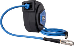 Rolă automată pentru furtun Güde 10 m (presiune de lucru 12 bar, rotire 180°, furtun de aer comprimat extrem de flexibil, rezistent la ulei și temperatură, filet de conectare 1/4", suport de perete)