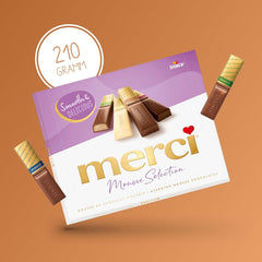 merci Finest Selection Mousse au Chocolat Variety – 1 x 210 g – Specialties Exquisite Chocolate Mousse – Praliny z nadzieniem i bez