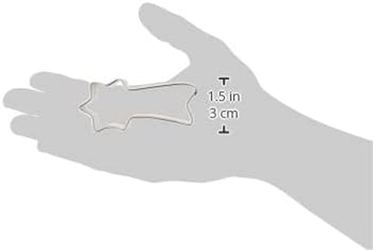 Formă de biscuiți Zenker în formă de stea căzătoare, formă de biscuiți de Crăciun, formă de biscuiți pentru biscuiți și fondant, formă de biscuiți de înaltă calitate, ajutor de bucătărie din oțel inoxidabil, culoare: argintiu