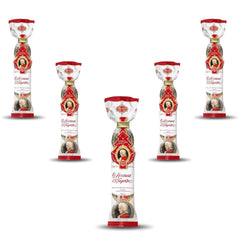 Kulki Reber Mozart - 5 torebek po 5 słodyczy w wydaniu świątecznym - Autentyczne kulki Reber Mozart, wykonane z ciemnej czekolady, marcepanu i nugatu