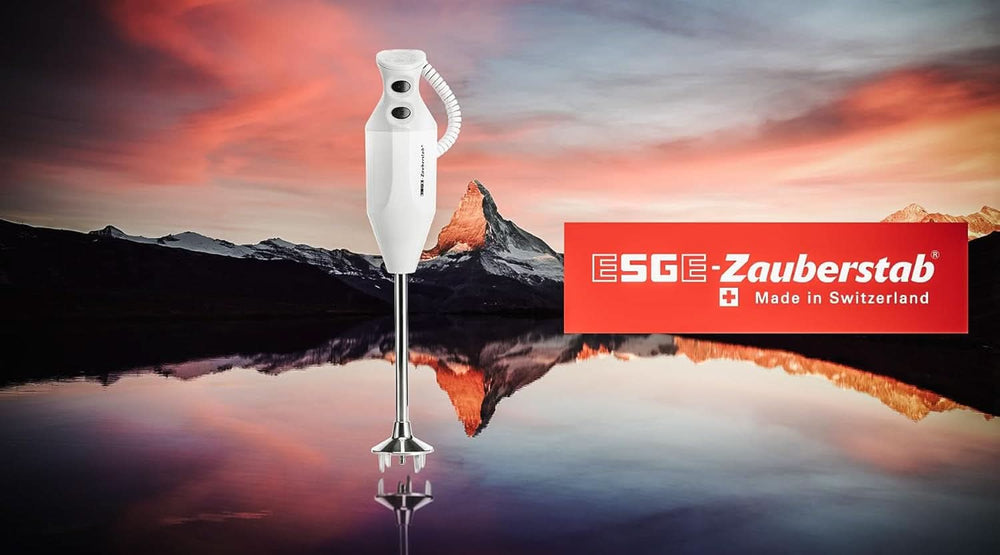 ESGE Zauberstab P 200 Profi, Stabmixer Weiß Inkl. Zubehör, Bis Zu 17,000 U/Min, 90860, Weiß/Grau Kitchen Naty Shop