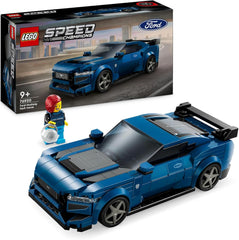 LEGO Speed Champions Ford Mustang Dark Horse Minifigurki samochodów sportowych Zabawka samochodowa dla dzieci do budowania, zabawy i wystawiania, prezent dla chłopców, dziewcząt i fanów samochodów od 9 lat 76920 Zestawy do budowania Besuche den LEGO-Store Singur