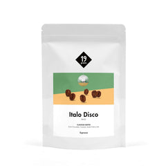 Italo Disco Espresso | 250g ganze Bohne | fair und nachhaltig | frisch geröstet | 100% Arabica Kaffeebohnen | specialty coffee | 19grams Kaffeerösterei