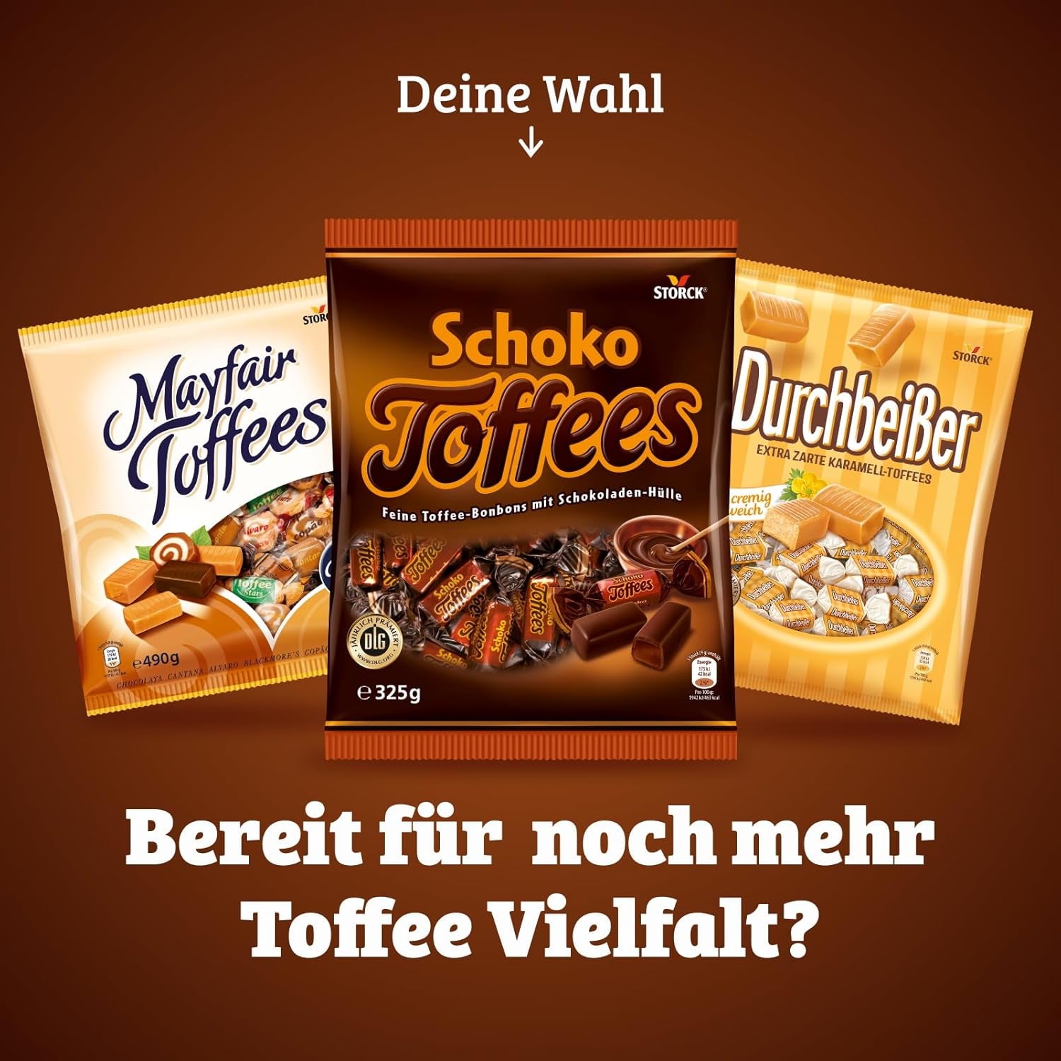 Karmelki czekoladowe - 3 x 325g - Karmelki czekoladowe z polewą z ciemnej czekolady (30%)