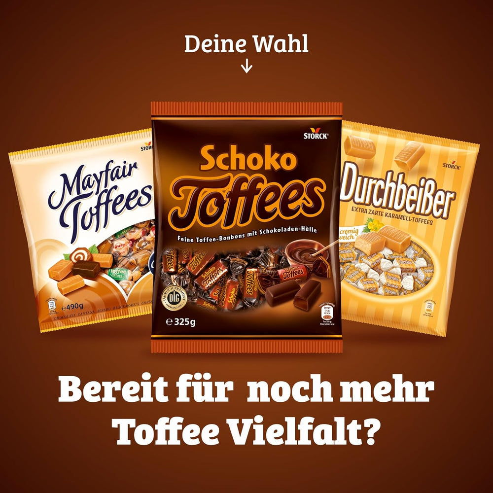 Karmelki czekoladowe - 3 x 325g - Karmelki czekoladowe z polewą z ciemnej czekolady (30%)