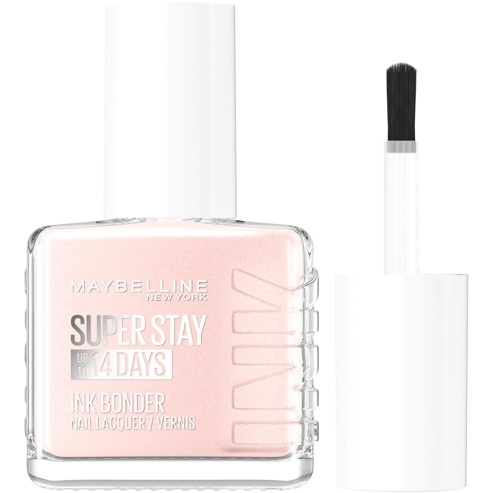 Maybelline New York Super Stay Ink Bonder 078 Porcelain - długotrwały lakier do paznokci zapewniający mocne paznokcie i intensywny kolor, 12,3 ml