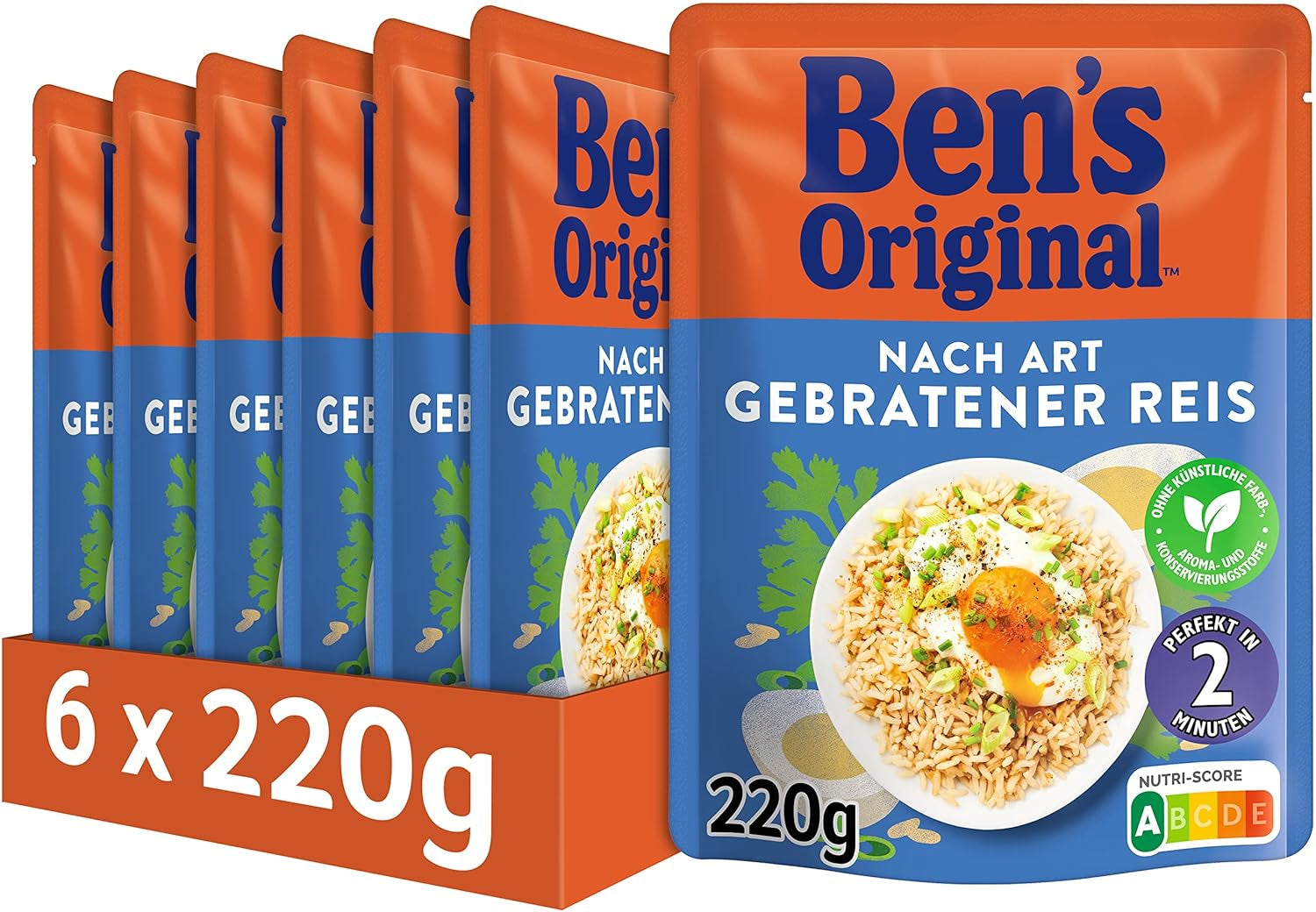 BEN'S ORIGINAL™ Ekspresowy ryż basmati 6 x 220 g