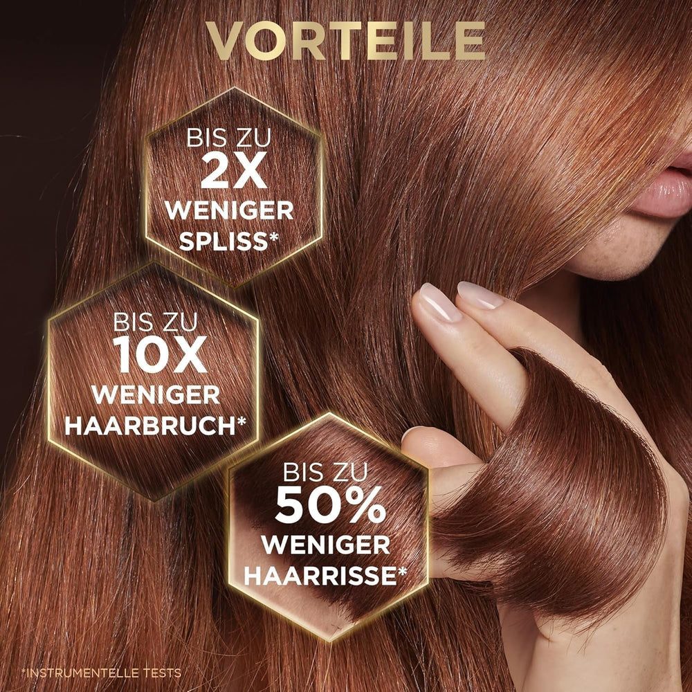 Garnier Colour & Care Set: Olia 3.0 Dark Brown Permanent Hair Colour + Repairing Hair Treatment (340ml) | Cu miere de acacia și ceară de albine pentru strălucire și suplețe | Fără amoniac Vopsea pentru par Naty Shop