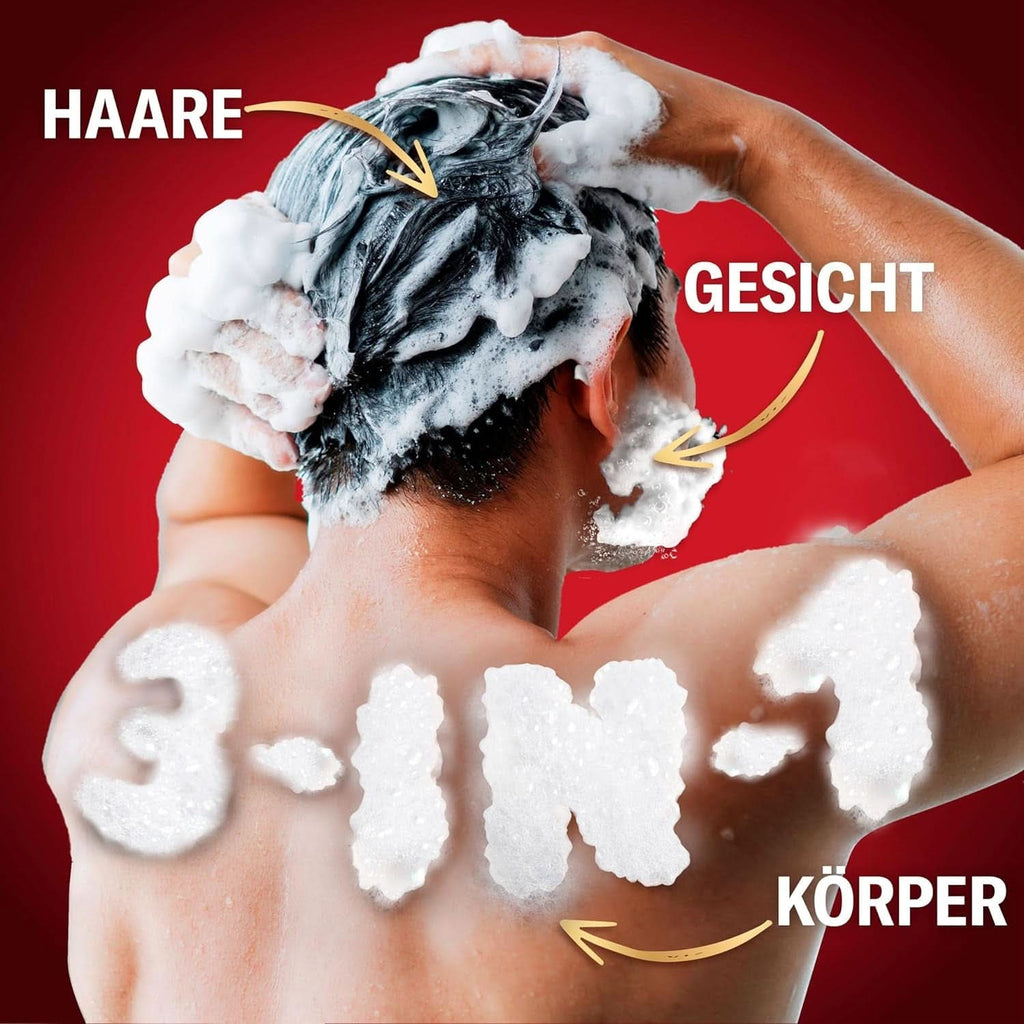 Old Spice Original 3-In-1 Gel de duș și șampon pentru bărbați, 400ml Duș și baie Naty Shop