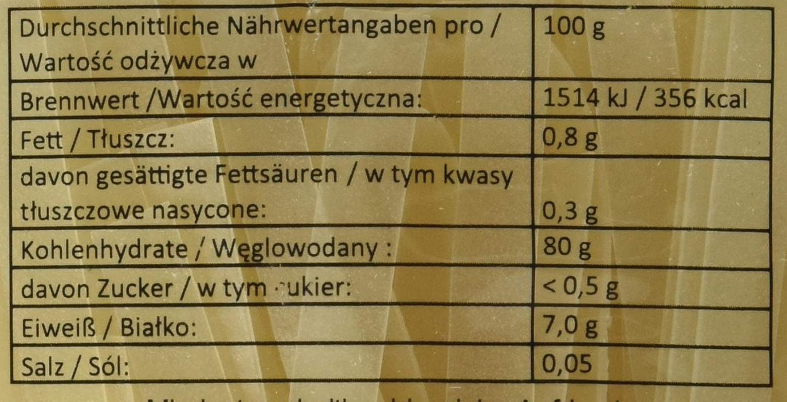 Makaron ryżowy - tajski makaron ryżowy o szerokości 10 mm, wykonany z mąki ryżowej - 17 x 400g