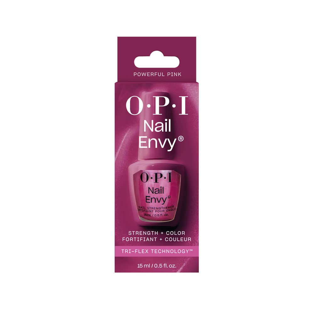 OPI Nail Envy - Wegański wzmacniacz do zniszczonych paznokci - Regenerująca pielęgnacja paznokci z technologią Tri-Flex i biotyną - dla 95% mocniejszych naturalnych paznokci* w jeden tydzień