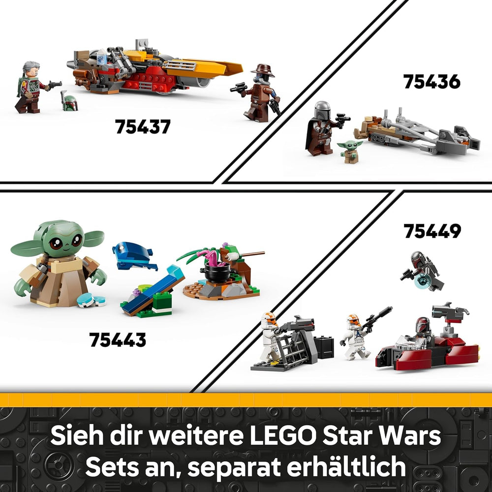 LEGO Star Wars 75448 Klon-Schocktruppen Mech - Bewege­liche Actionfigur mit Blastergewehr & Minifigur - Modellbau für Kinder - Geschenk für Jungen ab 6 Jahren & Star-Wars-Fans
