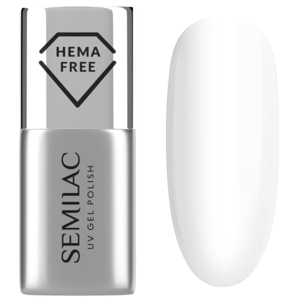 Semilac Pure & Clean Baza do lakieru UV 7ml – Samopoziomująca baza hybrydowa do wrażliwych paznokci