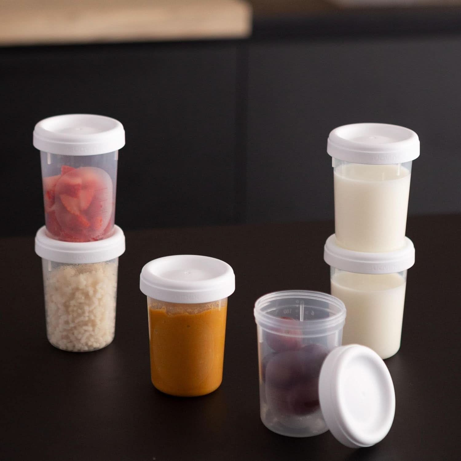 Pudełka do przechowywania żywności, Suavinex, 10 szt. Akcesoria do żywności i karmienia piersią Sklep Bebe Naty