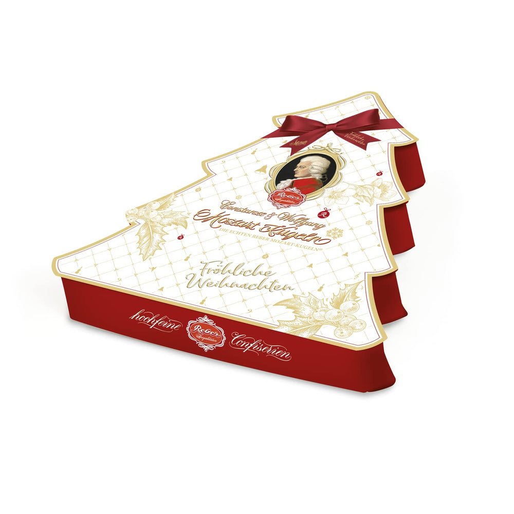 Kulki Reber Mozart z gorzką czekoladą, opakowanie 6 szt. z marcepanem i nugatem, wegańskie - 1 x 120 g