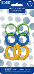 Führungsringe für kleinen Ausrollstab, Kunststoff, wielokolorowy, 14 x 9 x 2,05 cm, 8-Einheiten