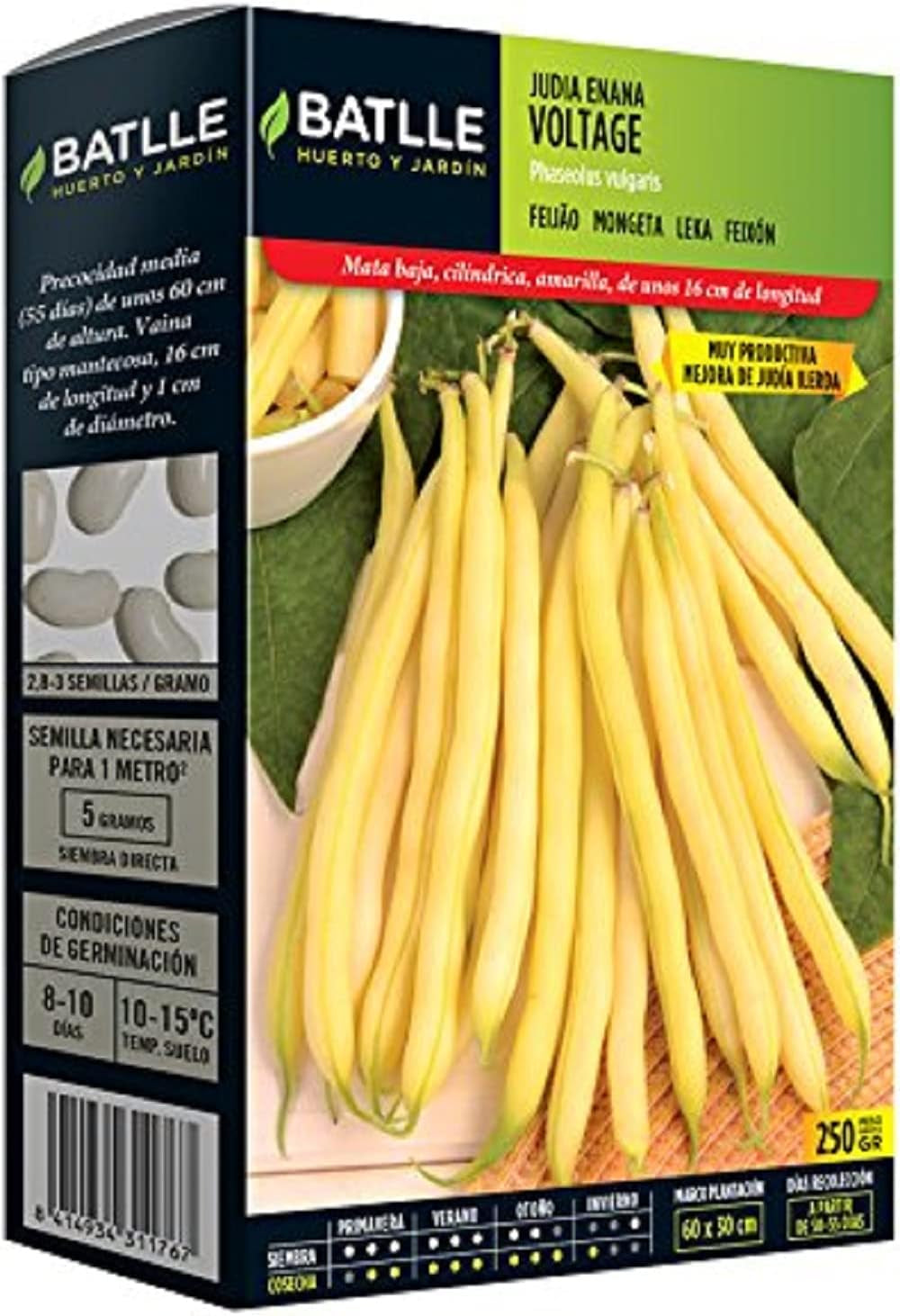 Batlle Gemüsesamen - Zwergbohne Contender (100G)