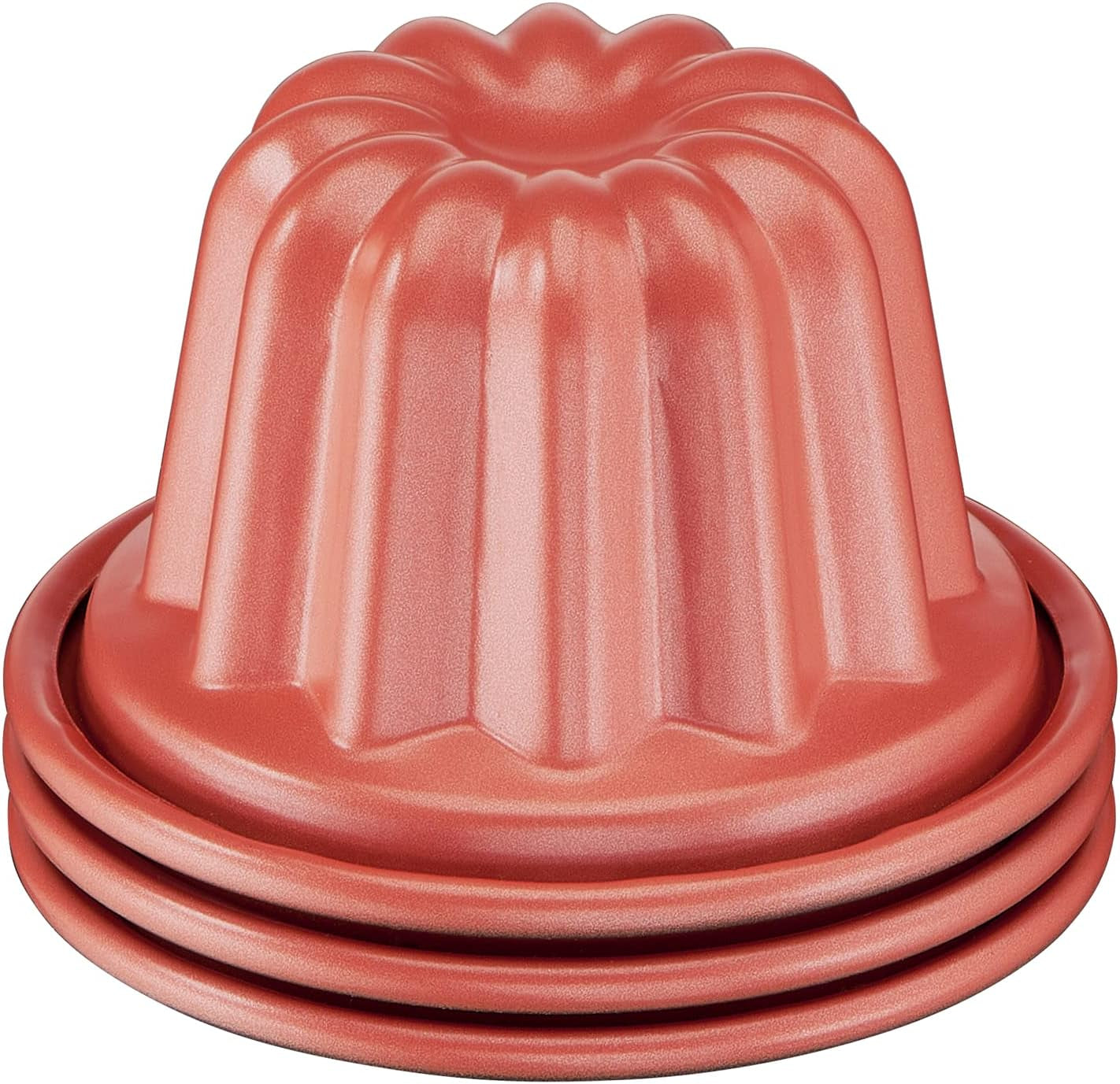 Tefal Creabake Muffins Creabake Backformen, 7,5 Cm, Antihaftbeschichtung, Stapelbares System, Kreative Rezepte Für Süßigkeiten Und Slate, Einfaches Backen, Eisenfarben Formy i blachy do pieczenia Naty Shop Set Mit 3 Rippen