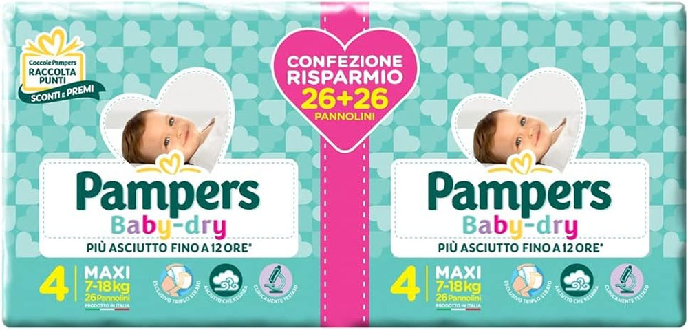 Pieluszki Pampers 81657566 Spodnie Baby-Dry, białe