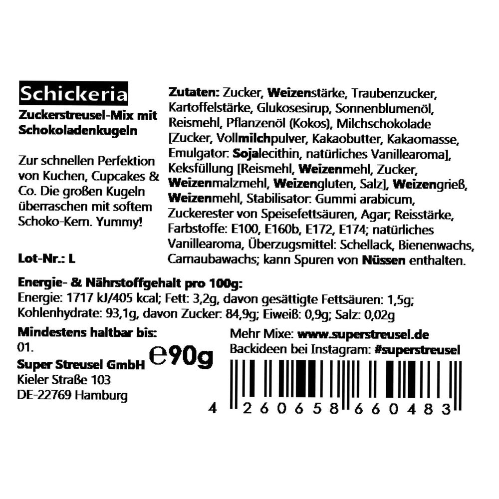 Super Streusel, Elegancka Sukienka, 90 gramów Sklep Naty