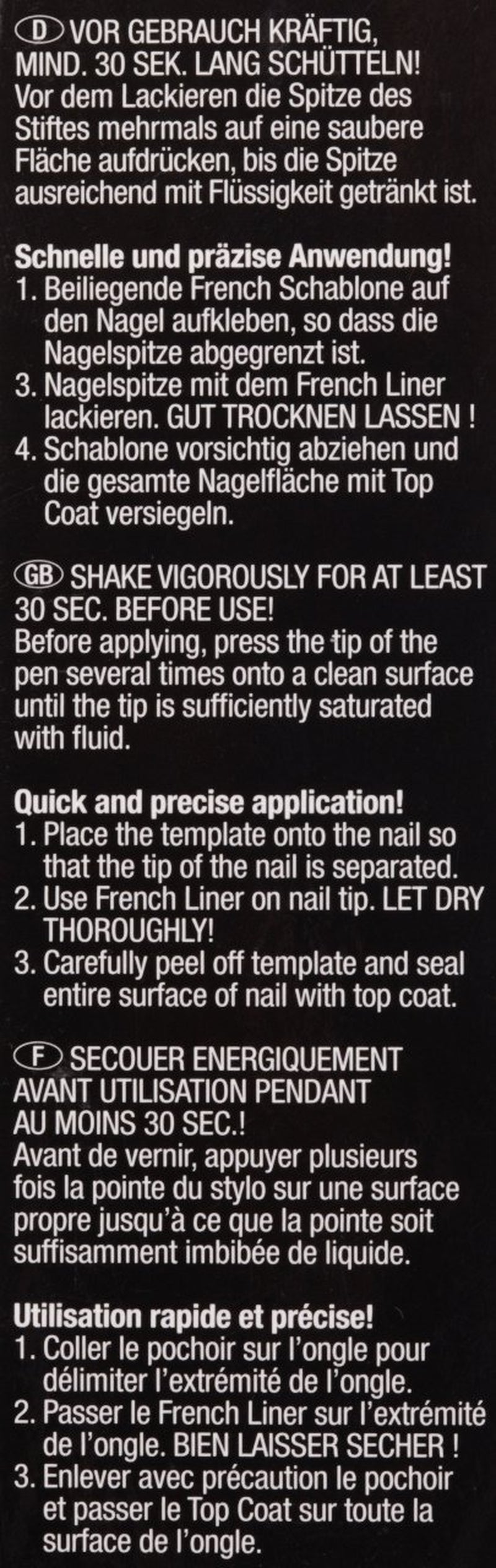 Alessandro Effect French Liner Mlecznobiały 1 opakowanie (1 x 5ml + 3,2ml)