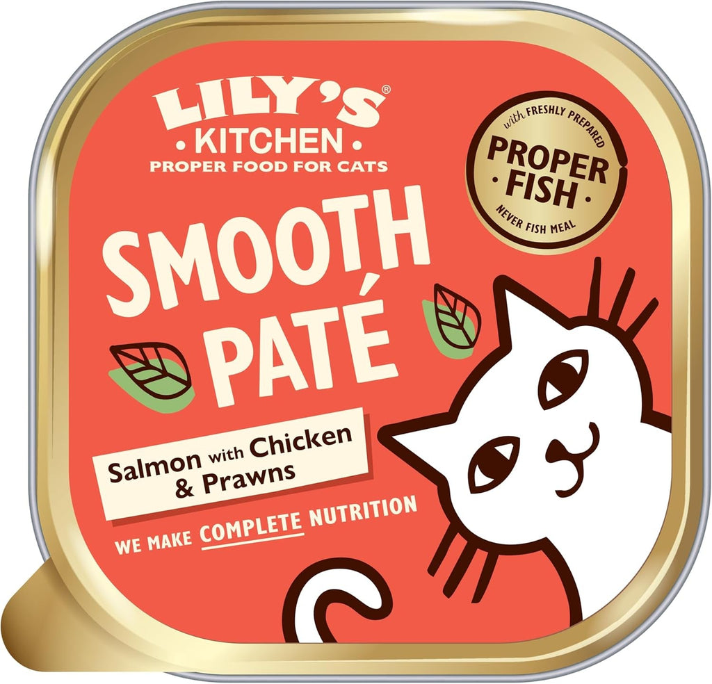 Lily'S Kitchen Hrană umedă naturală pentru pisici adulte, bol, pui - pateu, rețetă fără cereale (19 boluri X 85G)