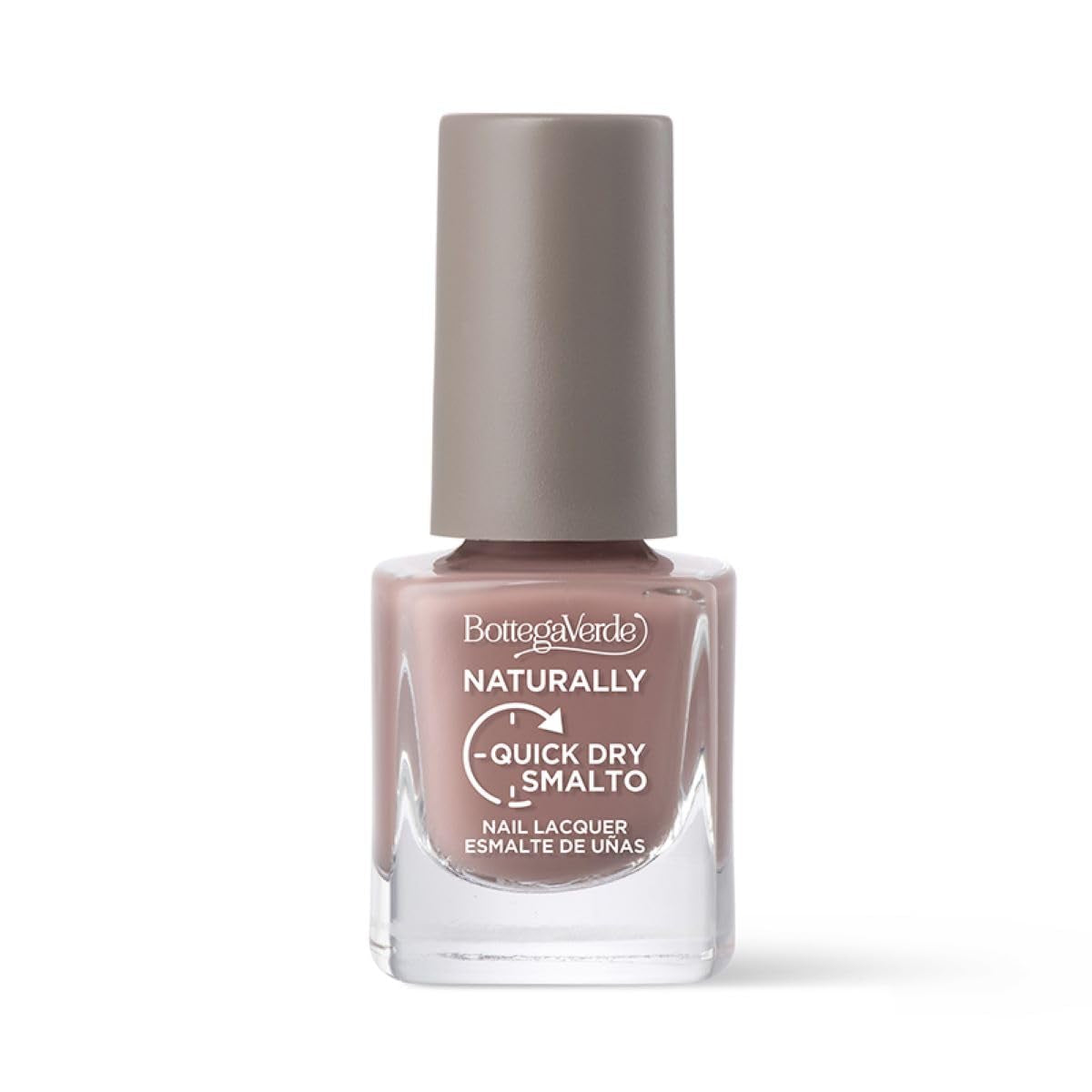 Szybkoschnący naturalny lakier do paznokci 5 ml w kolorze jedwabistego różu