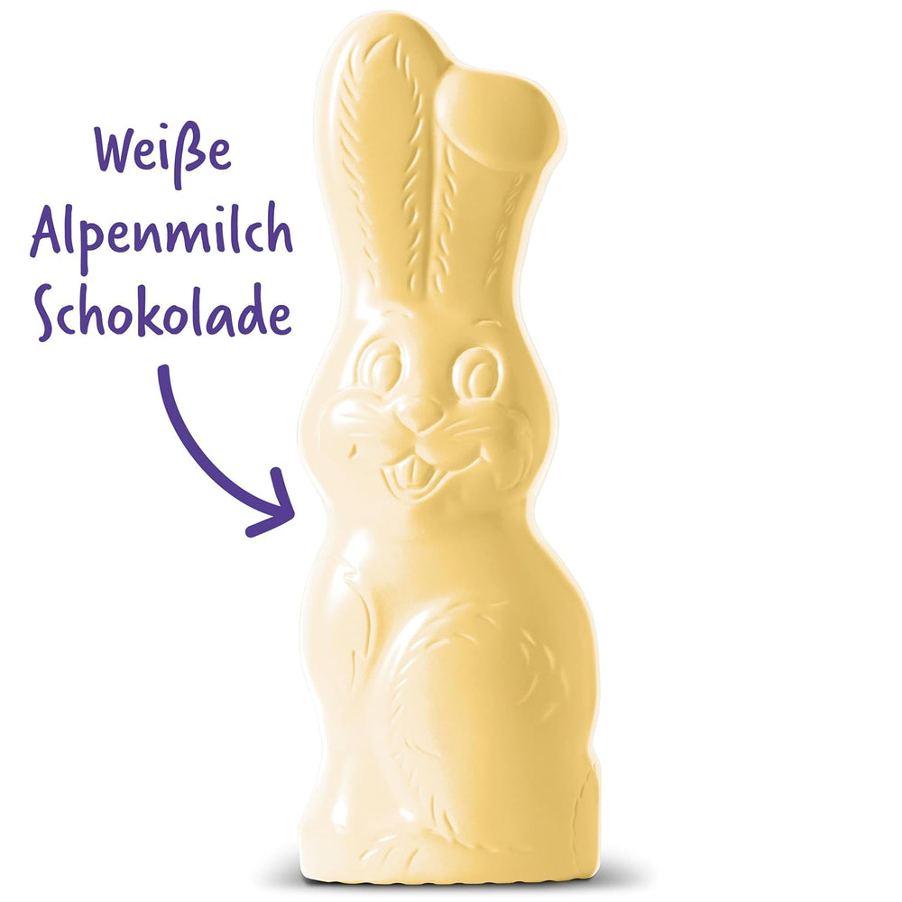 Milka Smiling Bunny White - Wielkanocna czekolada z białej czekolady w kształcie zajączka - 14 x 90g