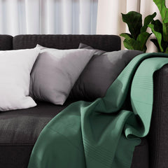 Soleil D'Ocre Adele Plaid, narzuta na fotel, Polycoton, szary, 140 x 200 cm Łóżka i koce Besuche den Soleil d'ocre-Store Pozdrowienia 140 x 200 cm