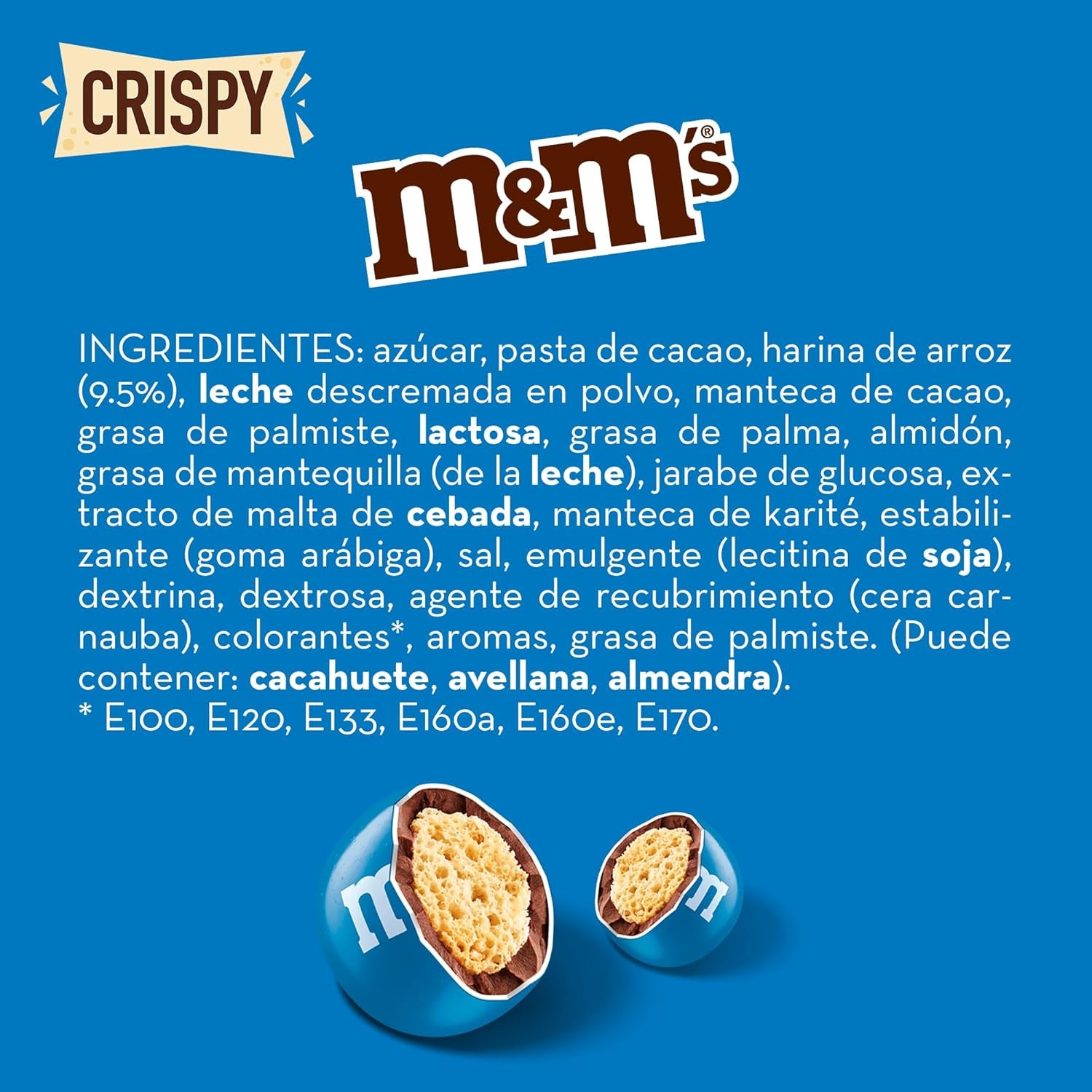 M&M'S Crispy, czekoladowa chrupiąca soczewica i chrupiące centrum, czekolada, 1 opakowanie (1 x 340 g) (opakowanie 2 szt.)