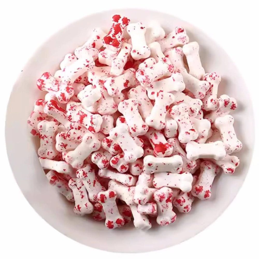 Decoratiuni comestibile, bombonele si sprinkles, pentru Halloween, 100 grame Sprinkles Naty Shop Oase, rosu