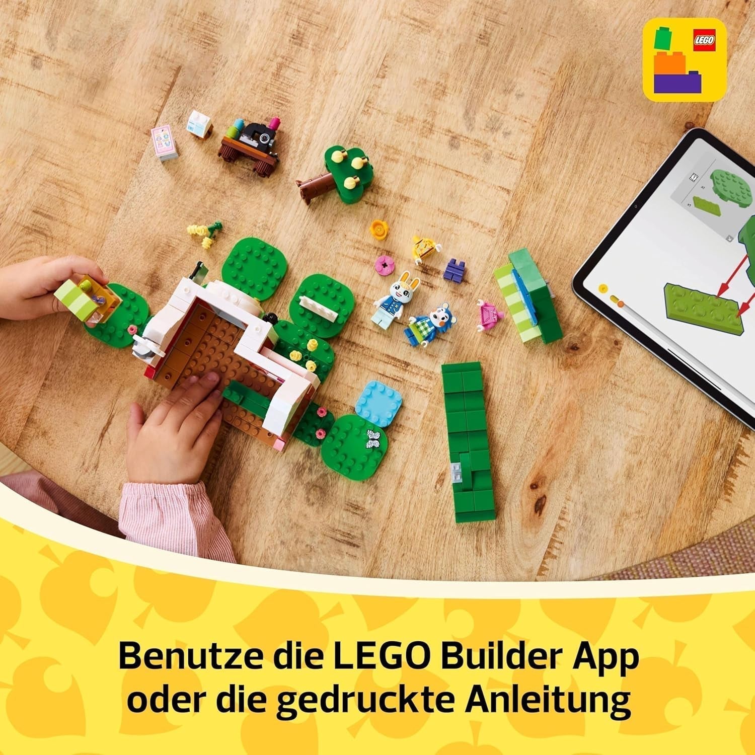 LEGO Animal Crossing Tailoring Sisters Kreatywny zestaw do odgrywania ról, prezent dla dziewcząt, chłopców i fanów gier wideo w wieku od 6 lat, zestaw przygodowy 77055 Zestawy do budowania Besuche w sklepie LEGO