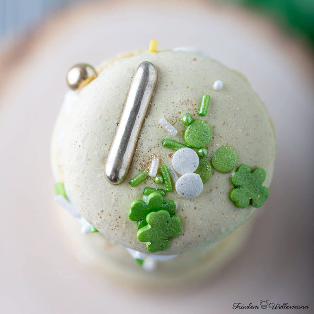 Super Streusel, Lucky Charms, posypka z zielonego cukru, 90 gramów posypki Naty Shop