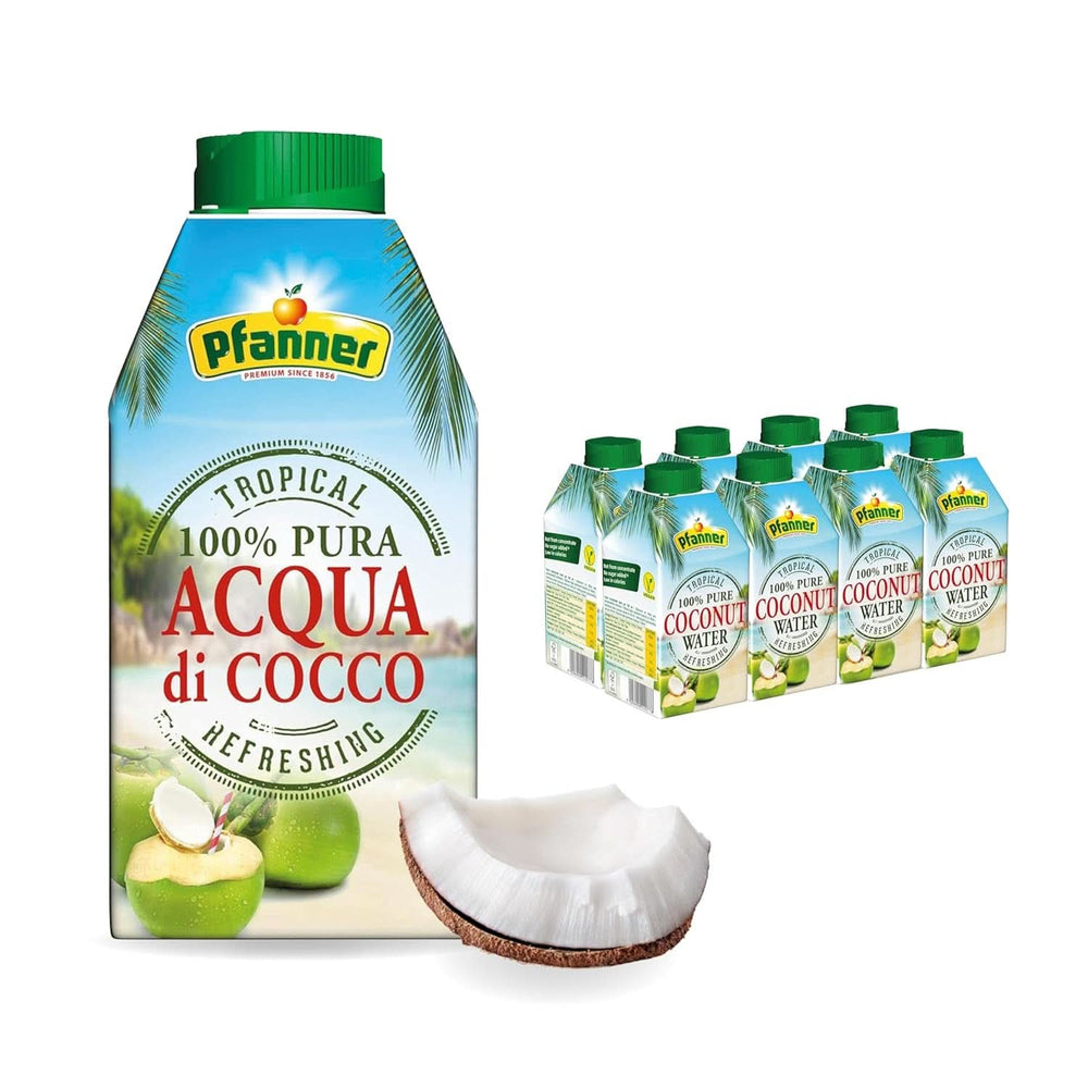 Pfanner Coconut Water Drink (8 X 500 ml) - Woda kokosowa bez cukru Naty Shop Default Title