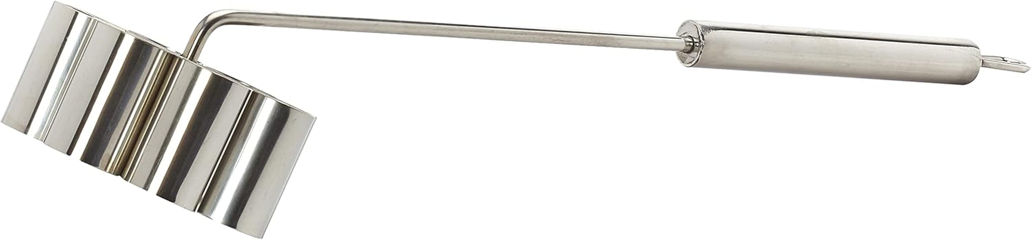 774300 Formă de copt rozetă de flori înclinată 9x3 cm din oțel inoxidabil, argintie, 15 x 9 x 3 cm