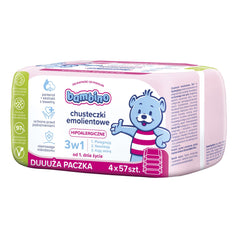 Chusteczki 3 w 1 4x57 szt