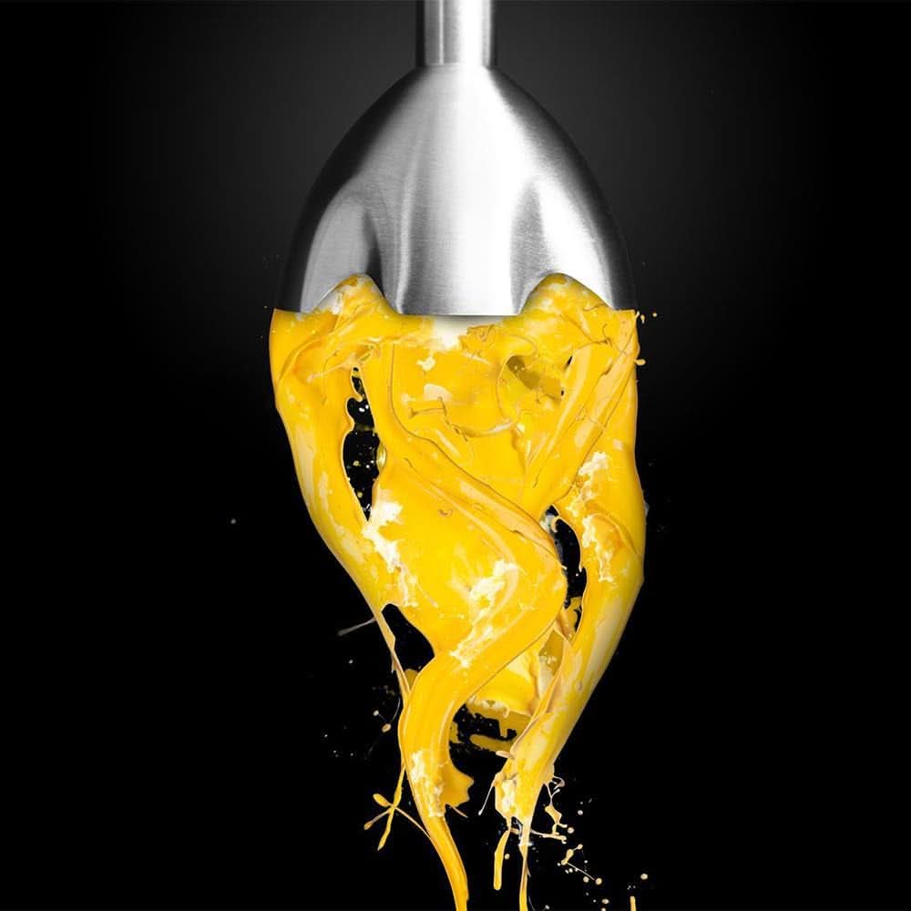 Mikser ręczny Cecotec Powergear 1500 - Klingen Aus Titanium Beschichtung, 21 Geschwindigkeitsstufen, 1500 W, Inklusiv Glas Mit Deckel. (Schwarz Und Edelstahl, XL) Sklep z kuchnią Naty