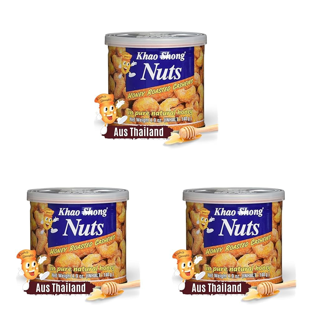 Khao Shong Smażony zielony groszek z wasabi, chrupiący groszek w pikantnej panierce, niskotłuszczowa alternatywa dla orzechów, średnio ostry, puszka 1 140 g | 140 g (1 opakowanie)