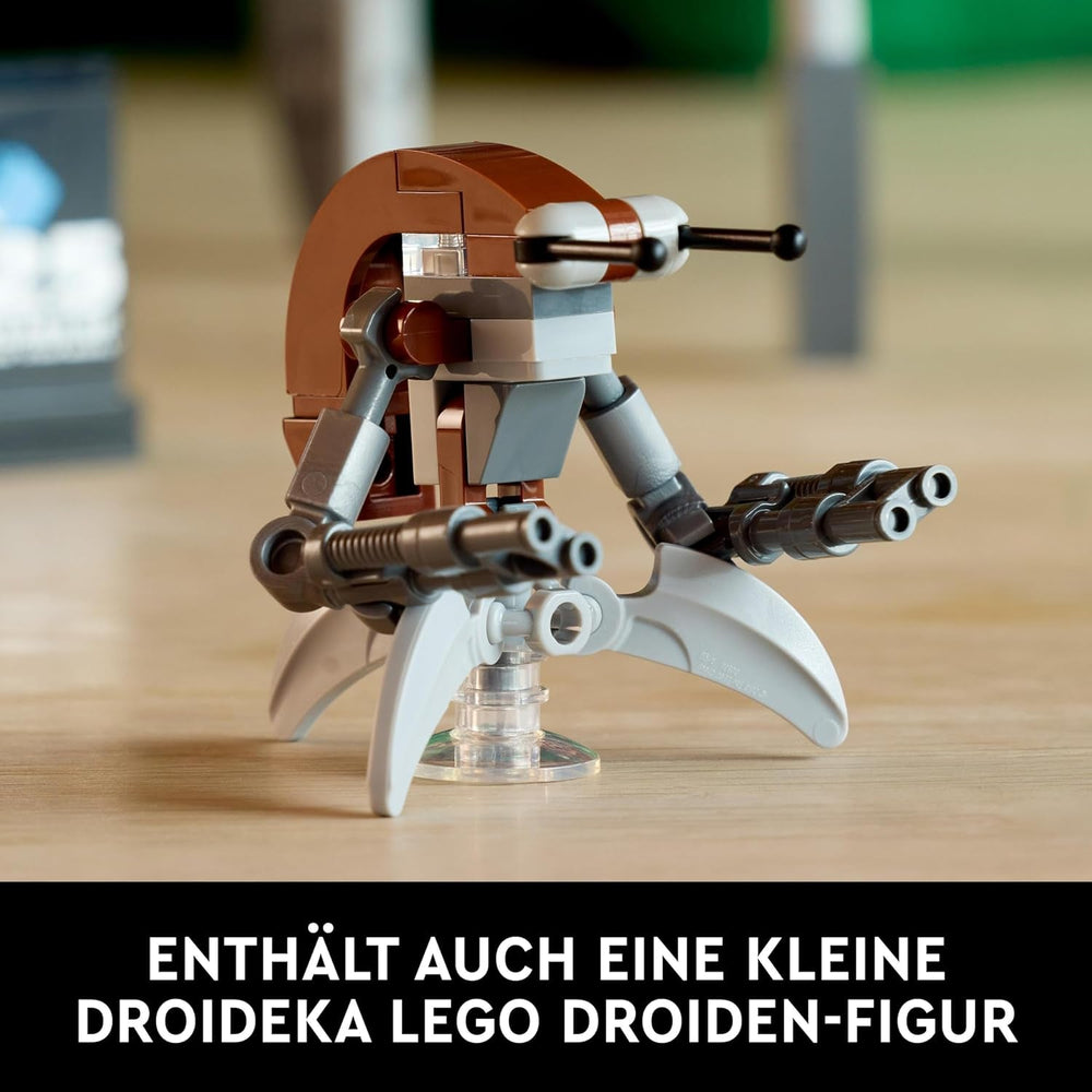 Zestaw LEGO Star Wars Droideka, model droida dla dorosłych, dekoracja biurka, przedmiot kolekcjonerski, pomysł na prezent dla mężczyzn i kobiet 75381 Zestawy do budowania Besuche w sklepie LEGO