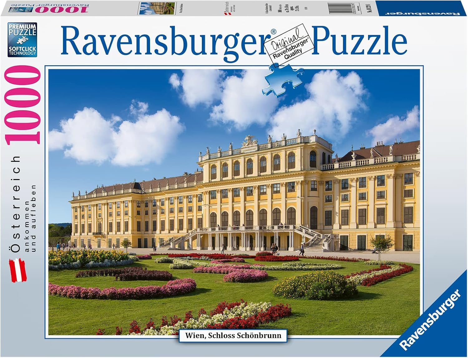 Ravensburger Puzzle 12000353 - Castelul Schönbrunn - puzzle jigsaw de 1000 de piese pentru adulți și copii de peste 14 ani, Puzzle Naty Shop Design vechi