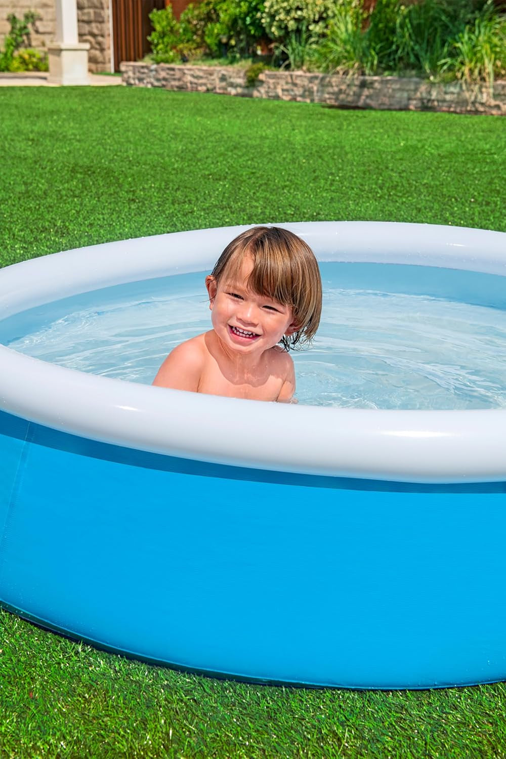 Piscină supraterană Bestway My First Fast Set Ø 152 x 38 cm, albastră, rotundă