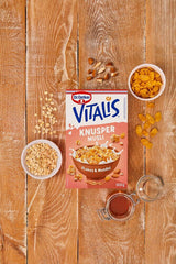 Dr. Oetker Vitalis Crunchy Flakes: Chrupiące musli z płatkami kukurydzianymi i kawałkami migdałów, opakowanie 5 szt. (5 x 600g)
