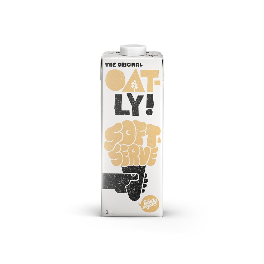Mieszanka Oatly Soft Serve Mix do produkcji miękkich lodów na bazie roślin w maszynie do lodu 1L, (6er-Pack)