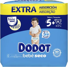 Baby Dry Extra - opakowanie Jumbo, rozmiar 5-56 sztuk