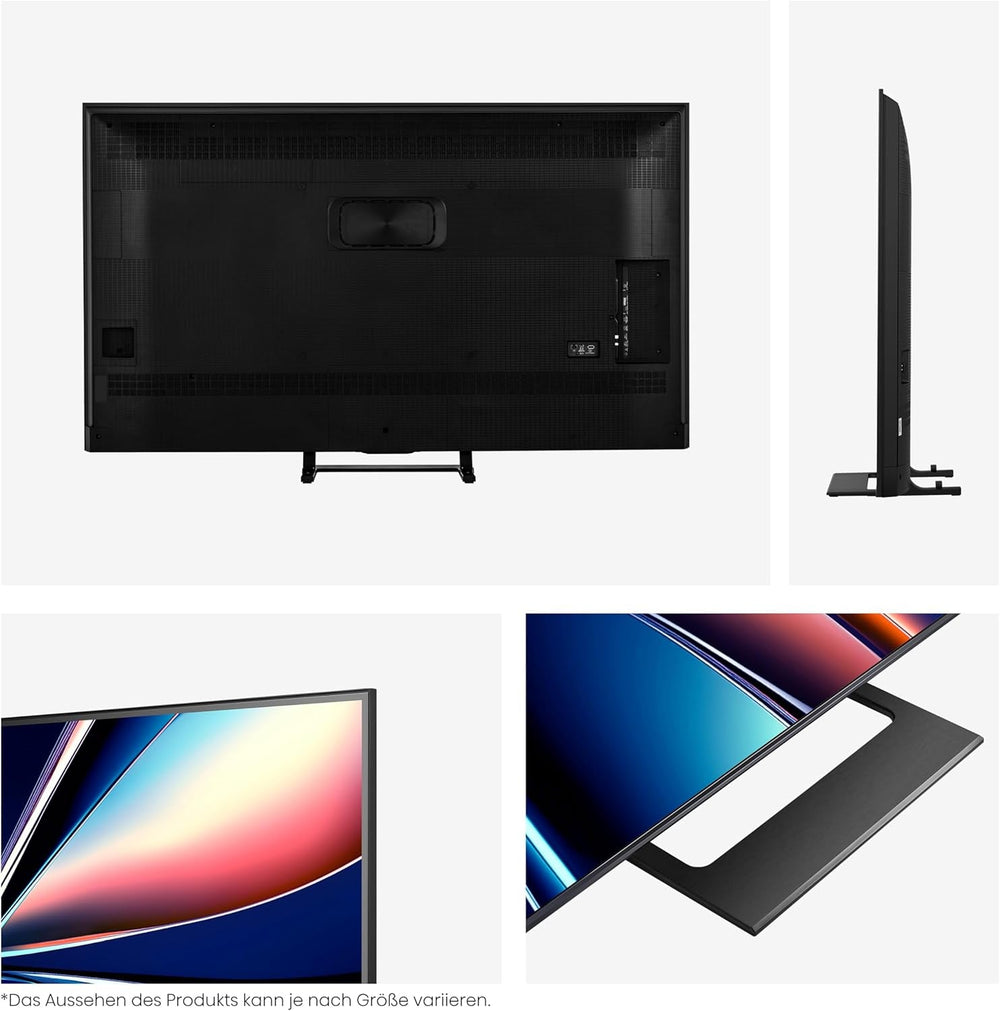 Televizor Hisense 50U7Q de 50 de inci, mini LED ULED 4K, Smart TV, motor Hi-View AI, mod de joc Pro la 144Hz, FreeSync Premium, subwoofer încorporat, Dolby Vision IQ Atmos, AirPlay, control vocal [2025]
