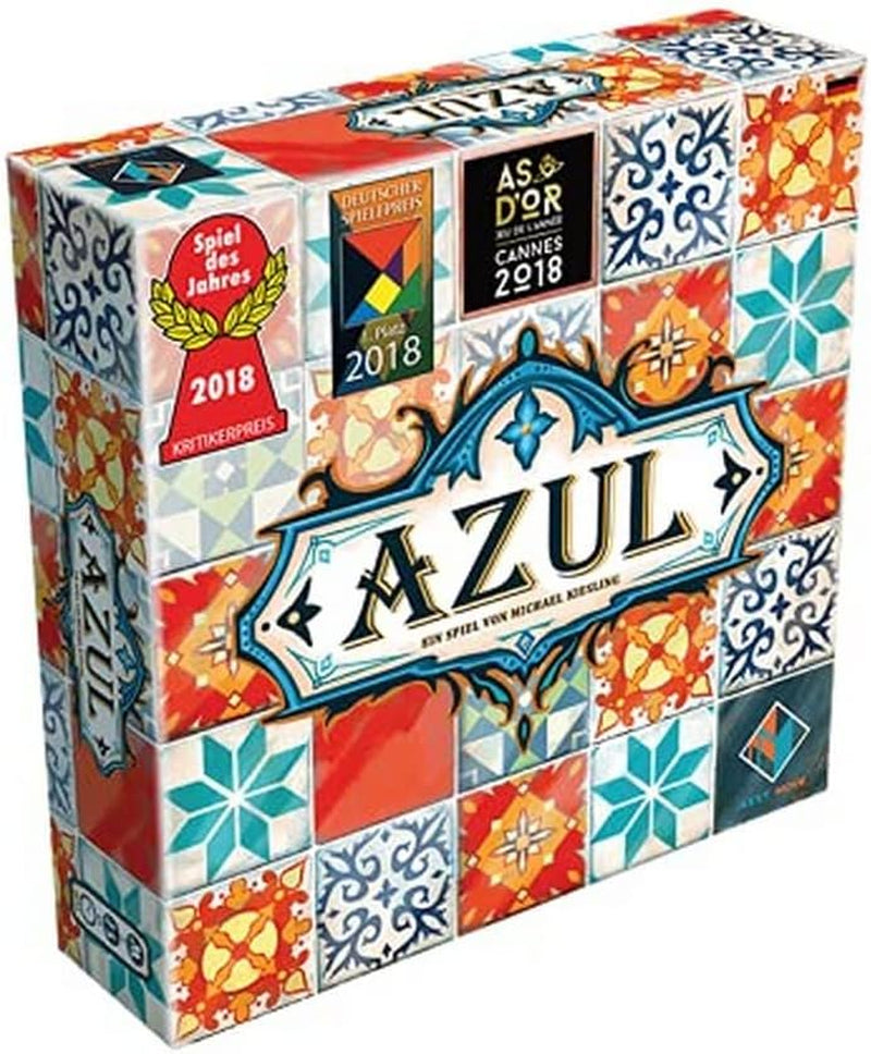 Gry Next Move, UNbox Now, Azul, gra podstawowa, gra rodzinna, gra roku 2018, 2–4 graczy, wiek 8+, 30–45 minut, język niemiecki